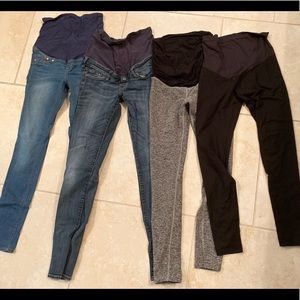 Maternity Pants Bundle - h&m, beyond the bump